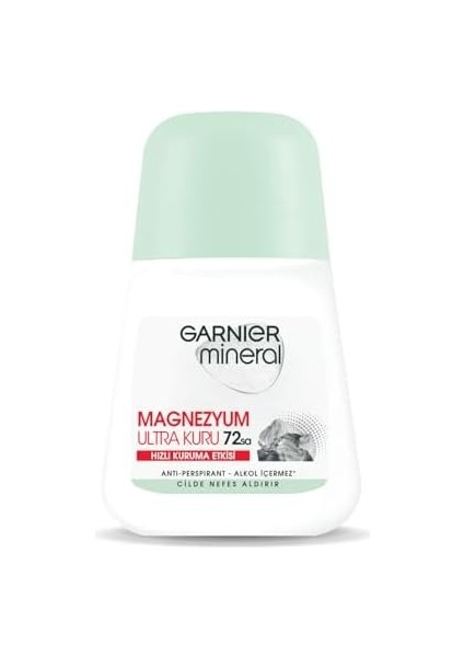 Garnier Mineral Magnezyum Ultra Kuru Roll-On Deodorant modelleri