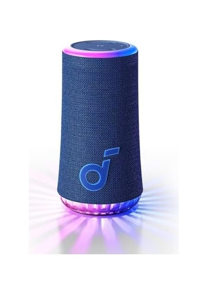 By Glow 30W, 30W 360° Ses, Senkronize Radyant Işık, 18 Saat Oynatma Süresi, Özelleştirilebilir Eq, Işık Gösterisi, IP67 Su Geçirmez, Glow Taşınabilir Hoparlör, Mavi fiyatları