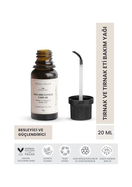Bade Natural Tırnak ve Tırnak Eti Besleyici ve Güçlendirici Bakım YAĞI%100 Doğal fiyatları