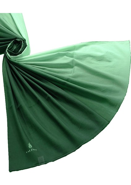 Mısırlı Eşarpları Degrade Organik Pamuk Şal 75X190 cm