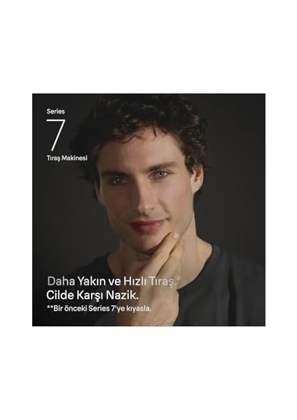 Braun Series 7 Elektrikli Tıraş Makinesi, Islak ve Kuru, Hassas Düzeltici Başlık, 72-G1200S