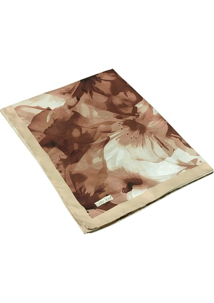 Ecenur Çiçek Desenli Soft Pamuk Şal 75X190 cm – Dört Mevsim Kullanıma Uygun modelleri