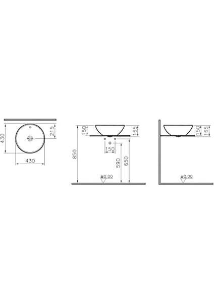 Options Çanak Lavabo modelleri