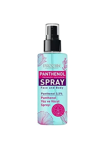 Procsın Panthenol Nemlendirici ve Tazeleyici Yüz Vücut Spreyi 100 ml fiyatları