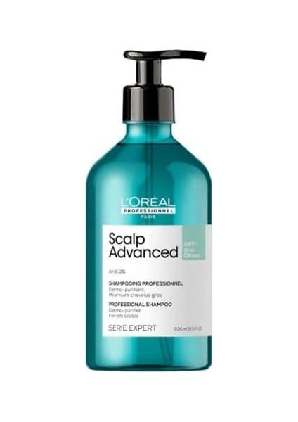 L'oréal Professionnel Paris Serie Expert Scalp Advanced Yağlanma Karşıtı Profesyonel Şampuan 500ML
