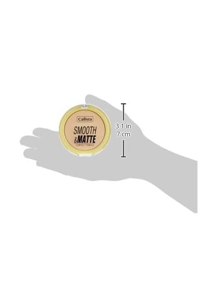 Callista Smooth Matte Compact Powder Mat Görünümlü Pudra 10 Natural Beige modelleri