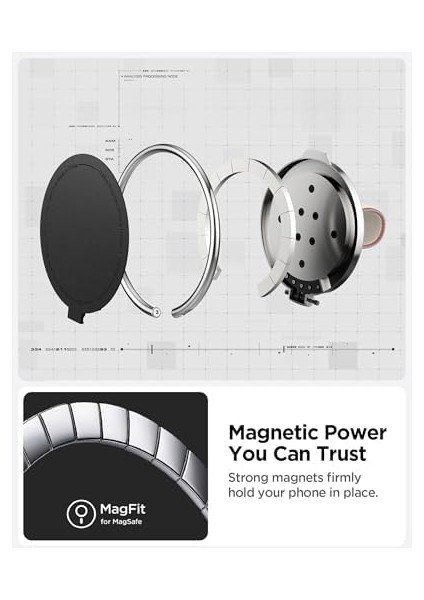 Magfit O-Mag Için Manyetik Telefon Tutucu Magsafe Özellikli Ring Dune OM104 - AMP09176 fiyatları