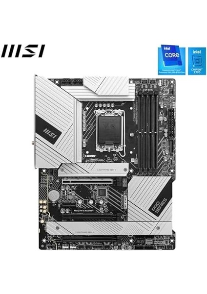 Msı Pro Z790-A Max Wıfı Soket 1700 Ddr5 7800MHZ(OC) Pcı-E Gen5 M.2 Usb3.2 Dp HDMI 1x2.5g Lan Wı-Fı 7 Atx Anakart modelleri