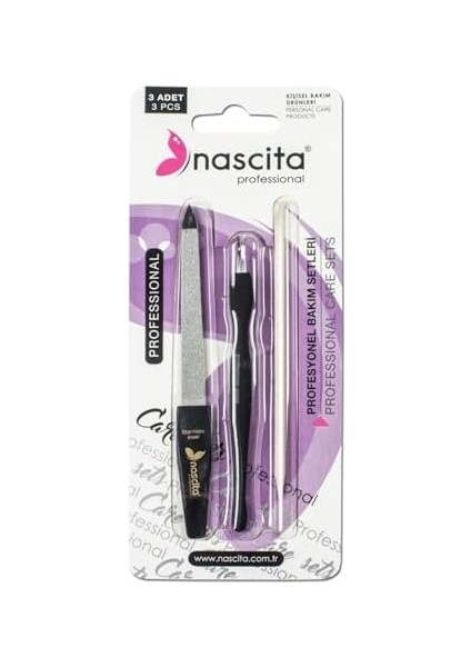Nascita Profesyonel 3'lü Tırnak Bakım Seti