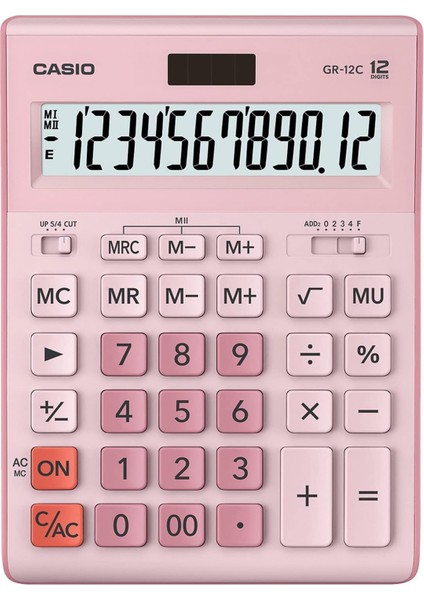 GR-12C-LB 12 Hane Mavi Masa Üstü Hesap Makinesi