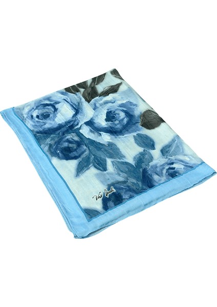 Vav Ipek Bambu Kraş Pamuk Şal – Gül Desenli, Yumuşak ve Nefes Alabilen Şal modelleri