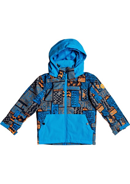 Little Mission Kids Erkek Çocuk Mavi Snowboard Ceketi