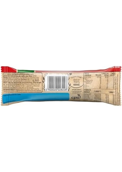 Nesfit Nestle Çilekli Tam Tahıllı Bar 23.5 G x 16 modelleri