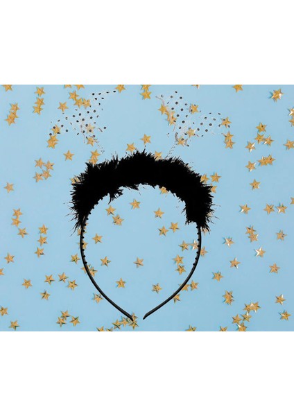 Cadılar Bayramı Beyaz Pullu Yarasa Taç