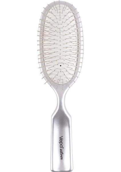 Vepa Silver Saç Fırçası 513 - Elite Hava, Kauçuk Sap, Antistatik, Yağ Dengesi
