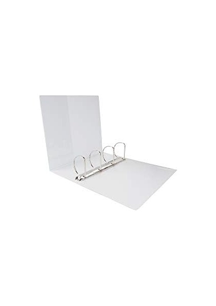 904B Klasör A4 Pvc/plastik Tanıtım/sunum/prezentasyon/arşiv Dosyası 9 Cm. Sırt 4 Halka D Mekanizma Kutu Için 6 Adet, Beyaz fiyatları
