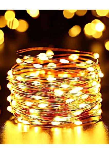 USB Girişli 20 Metrelik Iç Dış Mekan Şerit LED Işık Yılbaşı Parti Süs Gece Aydınlatması