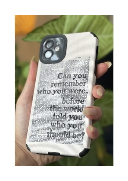 Go Aksesuar 11 ile Uyumlu Kaplama Gazete Tasarımlı Yumuşak Silikon Kamera Korumalı Kılıf fiyatları