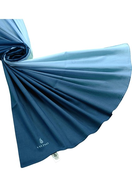 Mısırlı Eşarpları Degrade Organik Pamuk Şal 75X190 cm