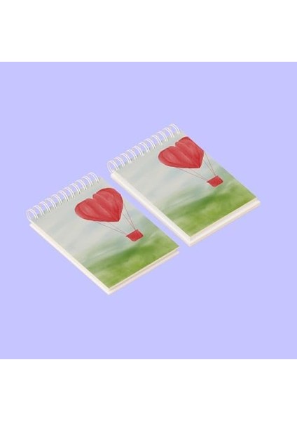 Boyut Spiralli Çizgisiz Notluk 3lü Set (Balonlar 3lü Set) modelleri