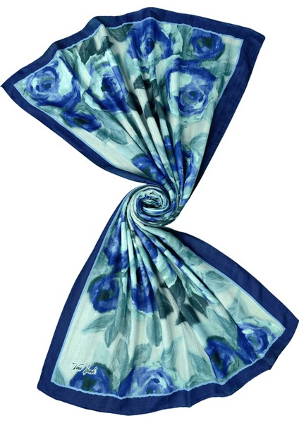 Vav Ipek Bambu Kraş Pamuk Şal – Gül Desenli, Yumuşak ve Nefes Alabilen Şal fiyatları