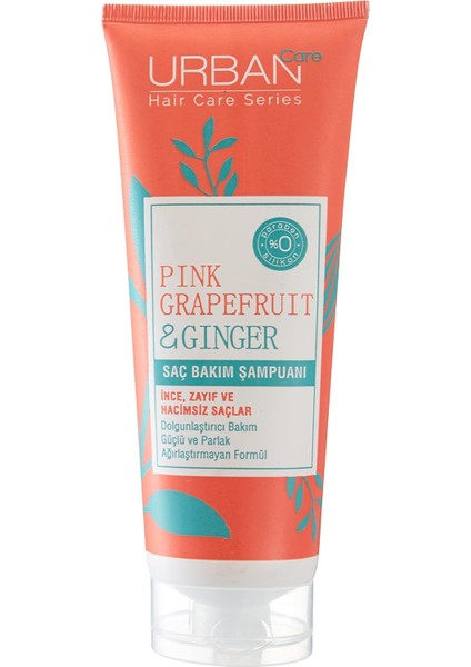 Urban Care Pink Grapefruit & Ginger Ince Telli Saçlara Özel Dolgunlaştırıcı Saç Bakım Şampuanı 250 Ml- Vegan modelleri