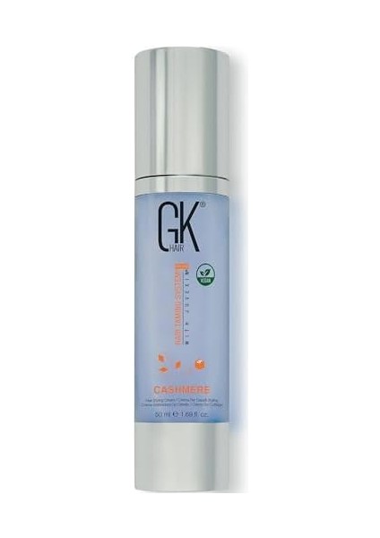 Gk Haır Global Keratin Kaşmir Saç Pürüzsüzleştirici Krem (50ML / 1.69 Fl. Oz) | Sır Kabağı Saç Onarımı/koruması - Doğal ve Argan Yağı | Tüm Saç Tipleri Için modelleri