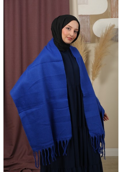 Çift Taraflı Düz Renk Kışlık Omuz Şalı indirimleri