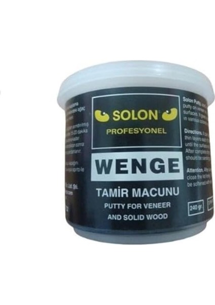 Çok Amaçlı Ahşap Masa Sehpa Çizik Çok Amaçlı Tamir Dolgu Macunu Venge 240 gr