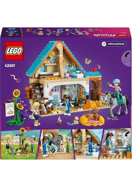 At ve Evcil Hayvan Veteriner Kliniği 42651-7 Yaş ve Üzeri Kız ve Erkek Çocuklar Için Mini Bebek, At ve Köpek Figürü Içeren Yaratıcı Oyuncak Yapım Seti, Doğum Günü Hediyesi (428 Parça) fiyatları