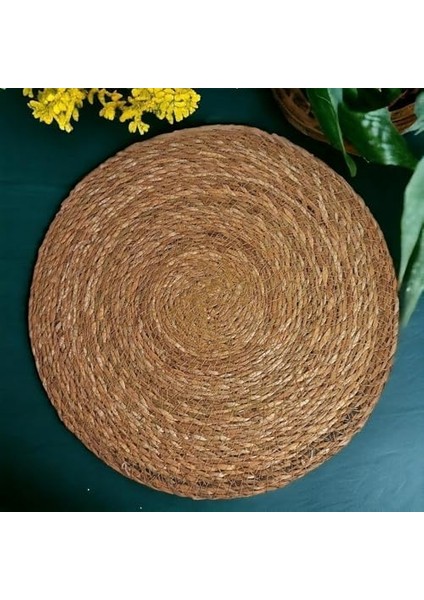 6 Adet Hasır Supla Seti, Servis, Sofra Dekorasyonu ve Sunum Için Bambu Hasır, Şık ve Çevre Dostu Masa Aksesuarı 30 cm modelleri