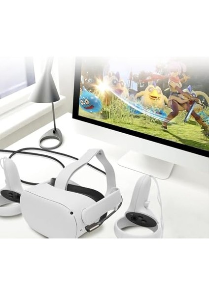 Oculus ile Uyumlu Link Kablosu 6mt, 5gbps USB Hızlı Veri Aktarımı, Hızlı Şarj Usb-C, 2 Uyumlu (Usb To Type-C) fiyatları