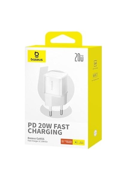 GAN5S Hızlı Şarj 1c, 20W Eu, Ay Beyazı fiyatları