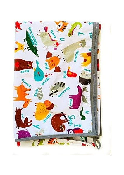 Su Geçirmez, Yer/masa Örtüsü, Aktivite, Yemek ve Oyun Için, Doğa Dostu ve Çevreci, Çok Amaçlı Kullanım, Zoo (150X180CM) fiyatları