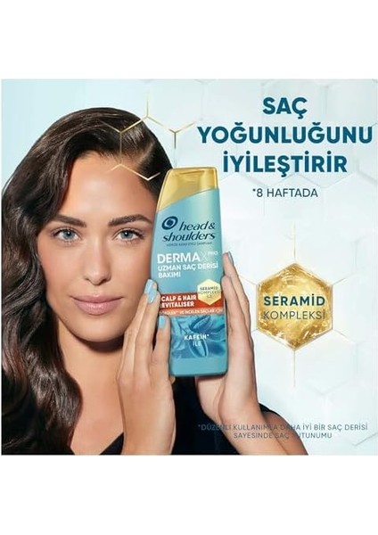Head & Shoulders Dermaxpro Scalp & Hair Revitaliser Dökülme ve Kepek Karşıtı Şampuan Kafein ve Seramid ile 300ML modelleri