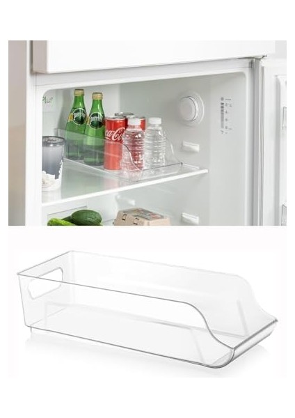 Kırılmaz Buzdolabı Için Şeffaf ve Şık Akrilik Içecek Düzenleyici ile Mutfak ve Buzdolabınızı Organize Edin, Şeffaf Buzdolabı Organizeri fiyatları