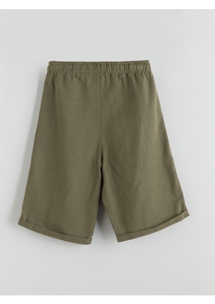 Yeni Sezon Beli Lastikli Basic Erkek Çocuk Şort modelleri