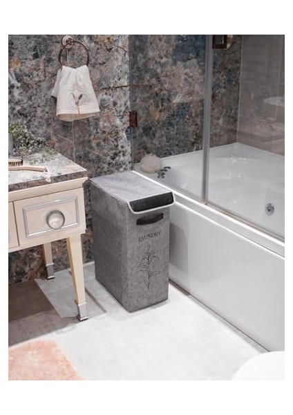 Kirli Çamaşır Sepeti Büyük Küçük Seçenekli Katlanır Sepet Selesi Çok Amaçlı Keçe Kutu Oyuncak Sepeti (Tek Bölmeli: 60X40X25CM) modelleri