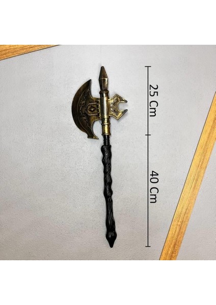 Halloween Cadılar Bayramı Çubuklu Eskitme Balta 65 cm Parti Aksesuarı