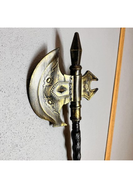 Halloween Cadılar Bayramı Çubuklu Eskitme Balta 65 cm Parti Aksesuarı