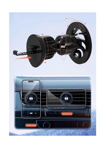 Araç Içi Telefon Tutucu Havalandırma Montaj Telefonu 360 Derece Döndürebilir Fonksiyonel Kullanım ve Kurulumu Cep Telefonu Tutucu ML216 fiyatları