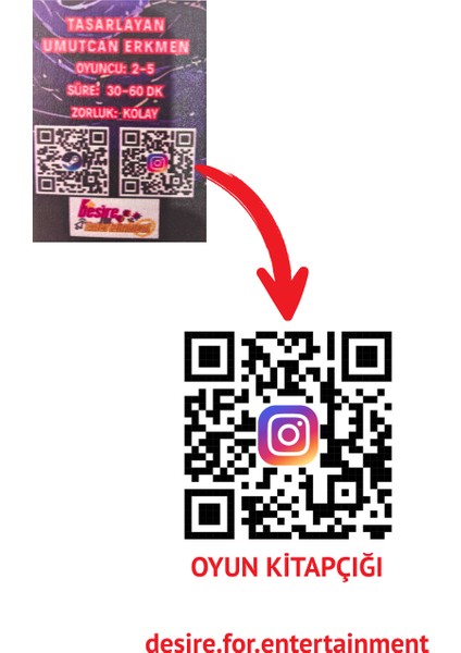 Desire For Chances 2-5 Kişilik Kart/kutu Oyunu