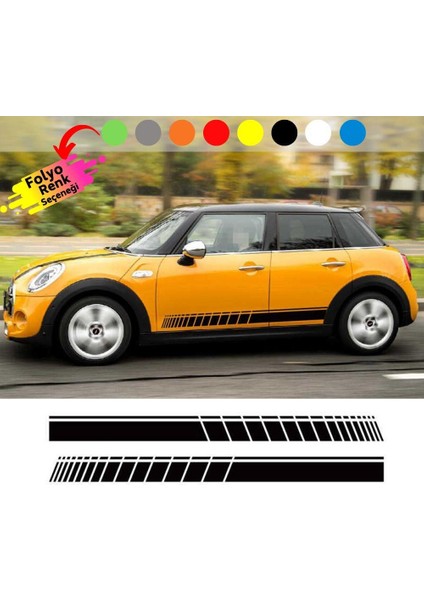 Mini Cooper Yan Şerit Sticker fiyatları