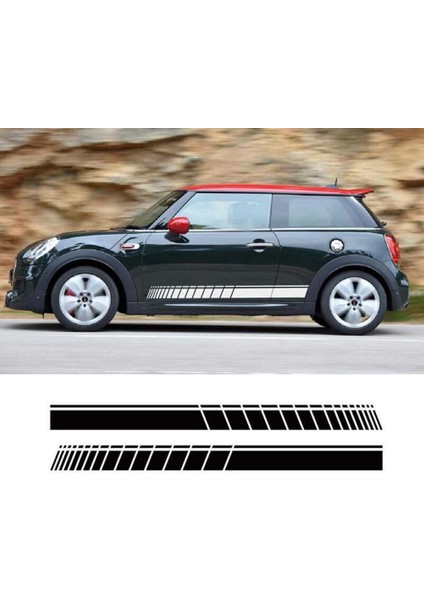 Mini Cooper Yan Şerit Sticker modelleri
