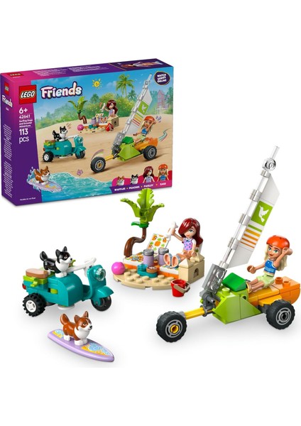 Sörfçü Köpekler ve 42641-6 Yaş ve Üzeri Erkek ve Kız Çocukları Için Mini Bebek Içeren Yaratıcı Oyuncak Yapım Seti, Doğum Günü Hediyesi (113 Parça)