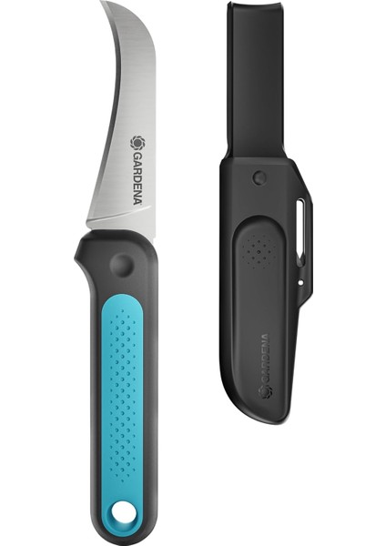 Veggiecut Hasat Bıçağı: Paslanmaz Çelik Bıçak, Sebze Hasat Etmek, Temizlemek ve Soymak Için, Kaymaz Sap, Bulaşık Makinesinde Yıkanabilir, Kemer Kılıfında Zımpara Makinesi Dahil (12211-20)