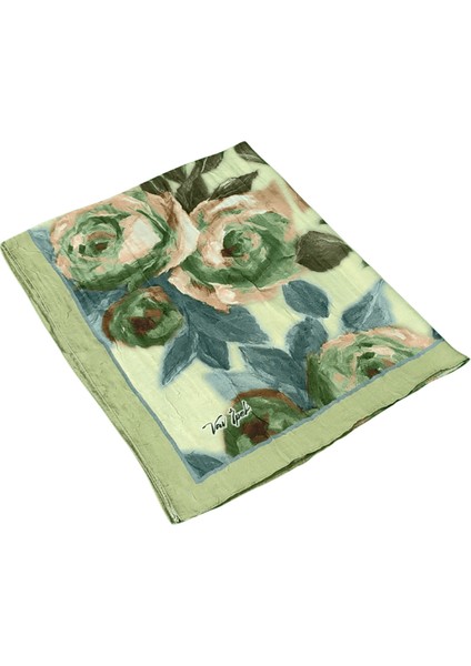 Vav Ipek Bambu Kraş Pamuk Şal – Gül Desenli, Yumuşak ve Nefes Alabilen Şal modelleri