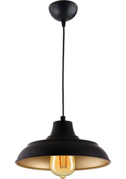 Avize Sinyor Modern Metal Sıvama Tekli Sarkıt Cafe - Mutfak Avize