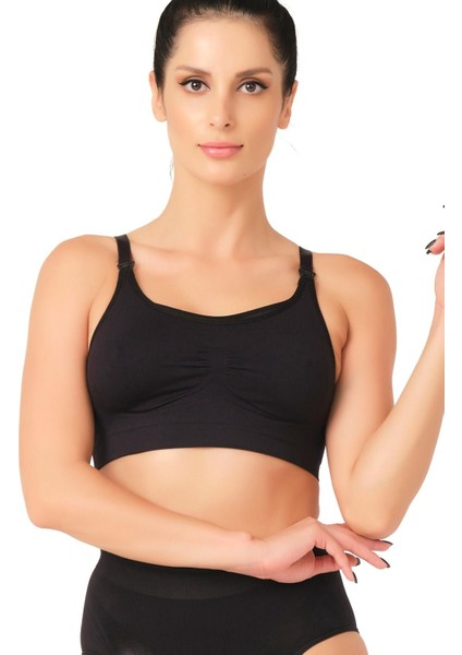 Siyah Mı Emay 5320 Agraflı Emzirme Sütyen modelleri