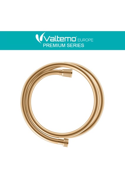 | Valtemo 150 cm Gold - Sarı Neoflex Pvc Duş Hortumu - 5 Yıl Garantili - Ultra Dayanıklı